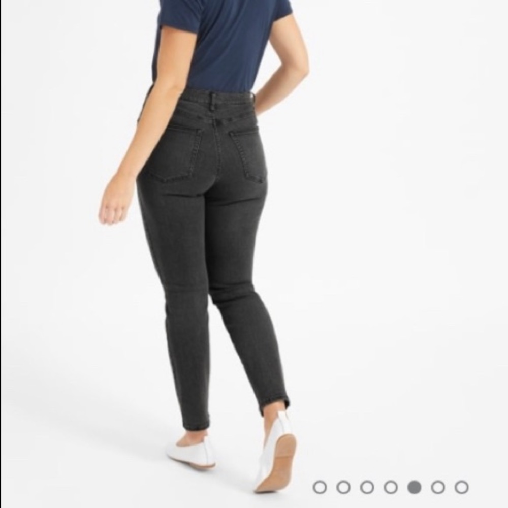 EVERLANE high rise - button fly - cigarette jeans